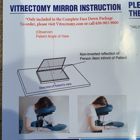 Portable Massage Chair, Headrest,  and Mirror or for Vitrectomy - Picture 6 of 6
